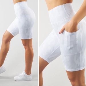 BuffBunny Collection Limitless Camo Biker Shorts